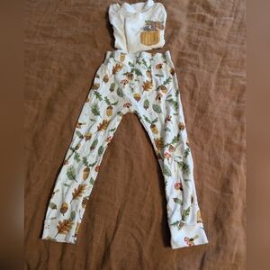 4T Old Navy Squirrel & Acorn Pajamas